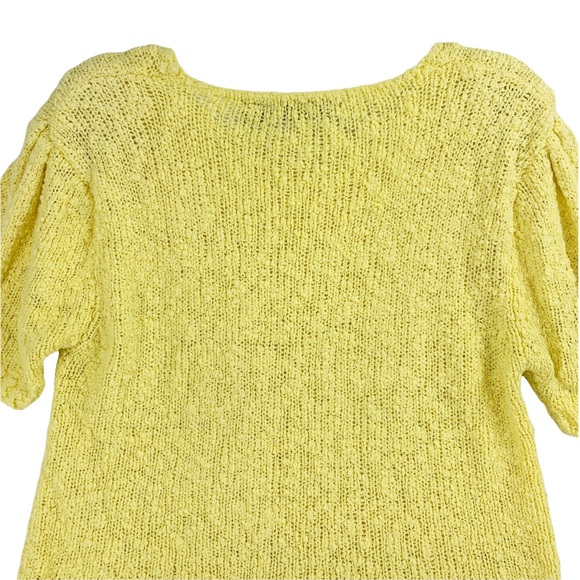 Vintage Popcorn Knit Short Sleeve Sweater - Picture 7 of 13